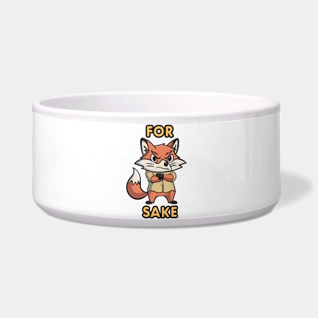 o voor Sake Voerbakje (Voorkant)