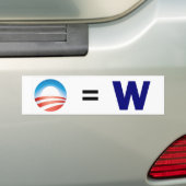 O = W BUMPERSTICKER (Op auto)