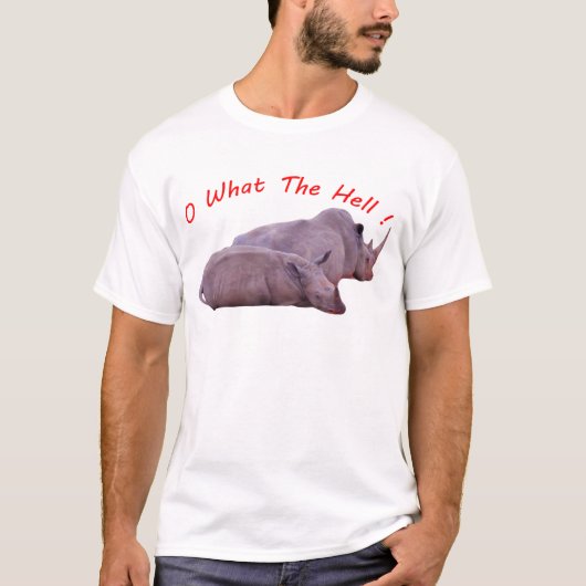 o wat de wereld ! t-shirt (Voorkant)