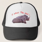 o wat de wereld ! trucker pet (Voorkant)