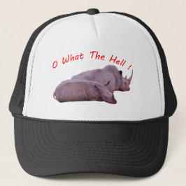 o wat de wereld ! trucker pet