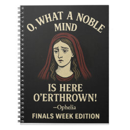 O, wat een edele geest... notitieboek