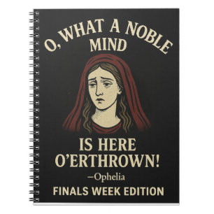 O, wat een edele geest... notitieboek