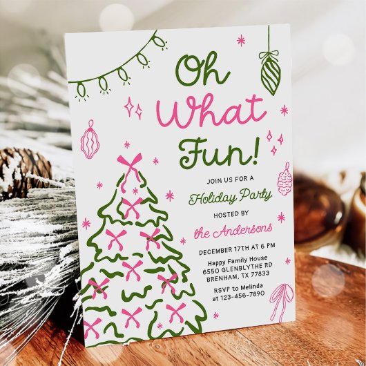 O wat een leuk handgetekend kerstfeest kaart