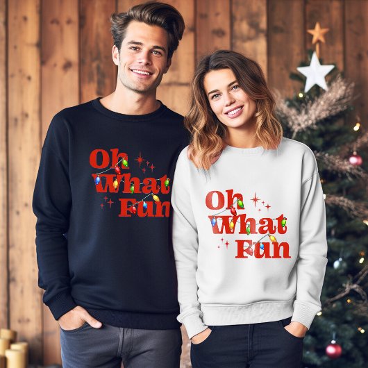 O wat een leuk kerstfeest trui