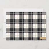 O wat een leuk kerstkaart met vette letters en rui (Achterkant)