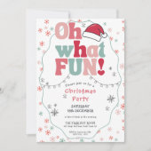 O wat een leuk retro kerstfeest  kaart (Voorkant)