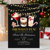 O wat een leuke kerstcocktailparty kaart