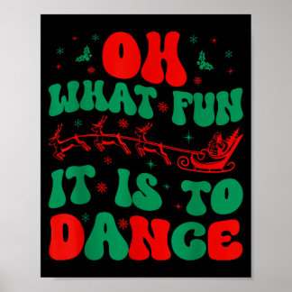 O wat leuk is het om groovy balletdanseres te dans poster