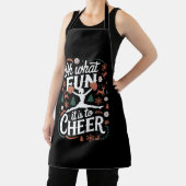 O wat leuk is het om lelijke cheerleading Kerstmis Schort (Insitu)