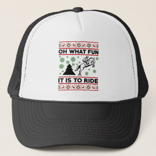 O wat leuk is het om op een lelijk paard te rijden trucker pet