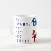O, WIL JE... !?! Mok (Voorkant links)