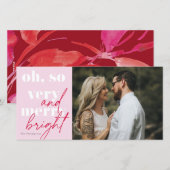 O Zo Erg Vrolijk en Helder Kerstmis  Feestdagenkaart (Voorkant / Achterkant)