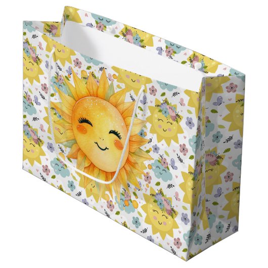 O Zonnige Dag Groot Cadeauzakje (Voorkant Gekanteld)