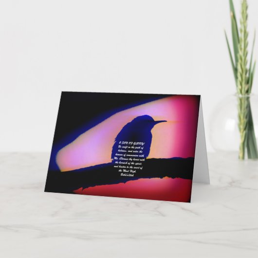 O Zoon van heerlijkheid! Kaart (Voorkant)