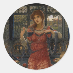O Zwaluwe, Zwaluwe van John Melhuish Strudwick Ronde Sticker