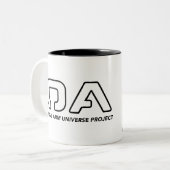 OA basic Logo and graphic mug Tweekleurige Koffiemok (Voorkant links)