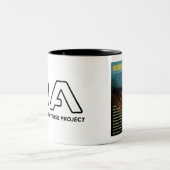 OA basic Logo and graphic mug Tweekleurige Koffiemok (Center)