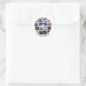 OA-logo fotocollage sticker (Tas)