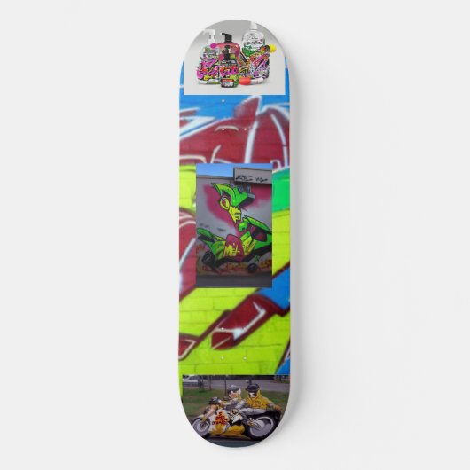 OAB SEMINALZ: Speeddaemon 1 Persoonlijk Skateboard (Voorkant)