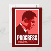 Oabma Red Progress Briefkaart (Voorkant / Achterkant)