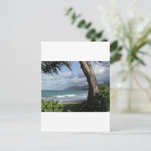 Oahu Beach Briefkaart (Staand voorkant)