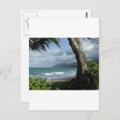 Oahu Beach Briefkaart (Voorkant / Achterkant)