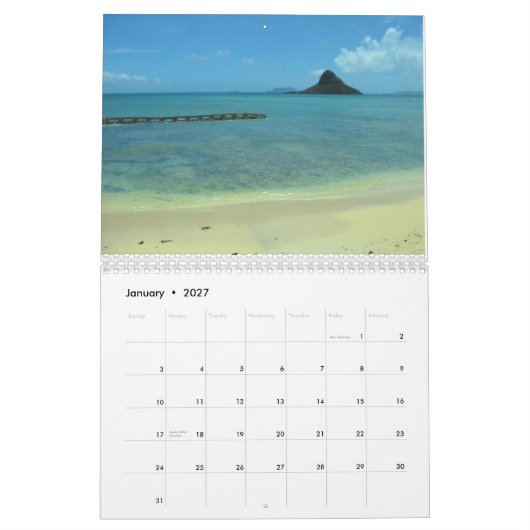 Oahu Beach Cottage 2013 Kalender (Jan 2027)
