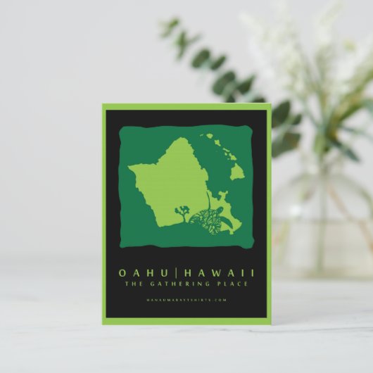 Oahu Briefkaart (Staand voorkant)