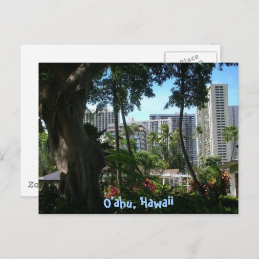 O'ahu, briefkaart Hawaii (Voorkant / Achterkant)