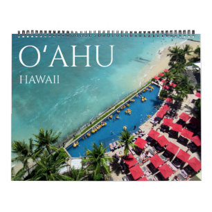 o'ahu hawaï 2027 groot kalender