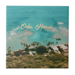 Oahu Hawaï Eiland Reis Souvenir Tegeltje