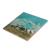 Oahu Hawaï Eiland Reis Souvenir Tegeltje (Zijkant)