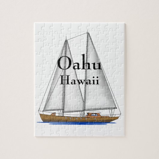 Oahu Hawaï Legpuzzel (Verticaal)
