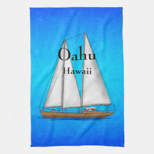 Oahu Hawaï Theedoek