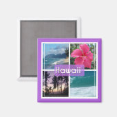 Oahu, Hawaï Zeegezicht Magneet (Voorkant / Achterkant)