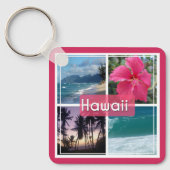 Oahu, Hawaï Zeegezicht Sleutelhanger (Voorkant)