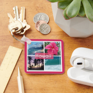 Oahu, Hawaï Zeegezicht Sleutelhanger