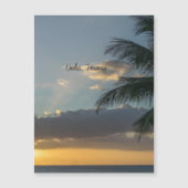 Oahu, Hawaï zonsondergang (Voorkant)