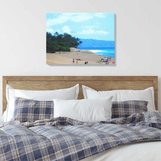OAHU HAWAII #1 CANVAS AFDRUK (Insitu (Slaapkamer))