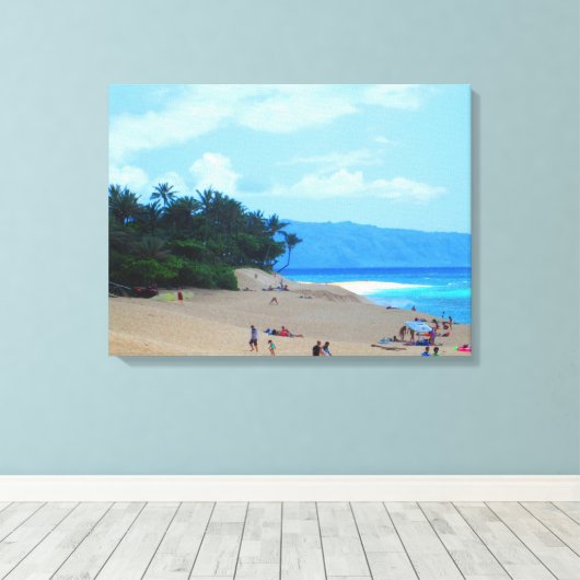 OAHU HAWAII #1 CANVAS AFDRUK (Insitu (Houten vloer))