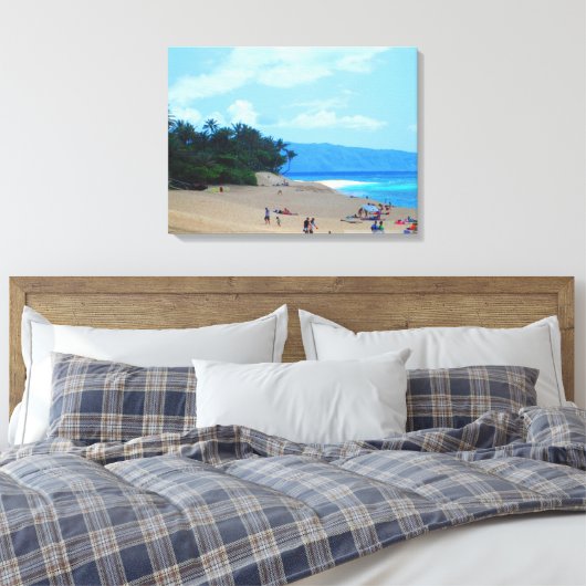 OAHU HAWAII #1 CANVAS AFDRUK (Insitu (Slaapkamer))
