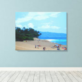 OAHU HAWAII #1 CANVAS AFDRUK (Insitu (Houten vloer))