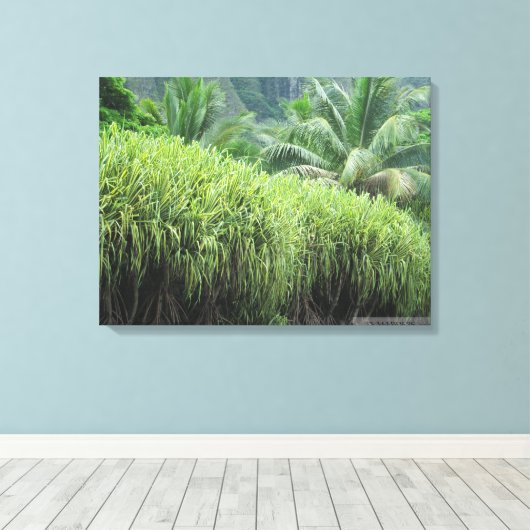 OAHU HAWAII #2 DOEK CANVAS AFDRUK (Insitu (Houten vloer))