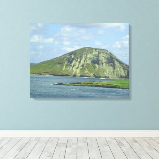 OAHU HAWAII #3 DOEK CANVAS AFDRUK (Insitu (Houten vloer))