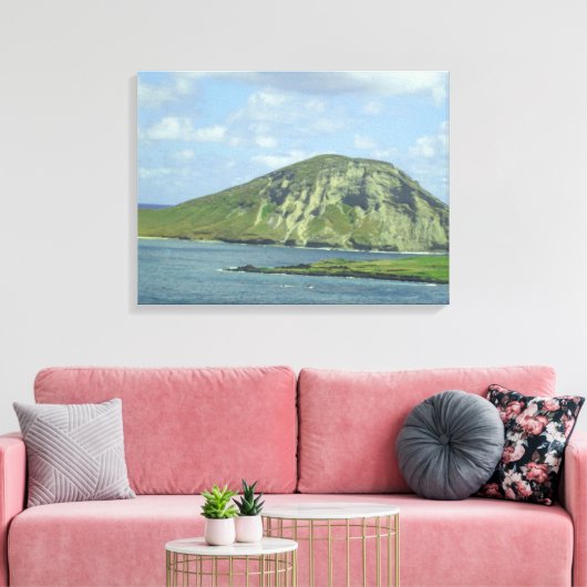 OAHU HAWAII #3 DOEK CANVAS AFDRUK (Insitu (Woonkamer))