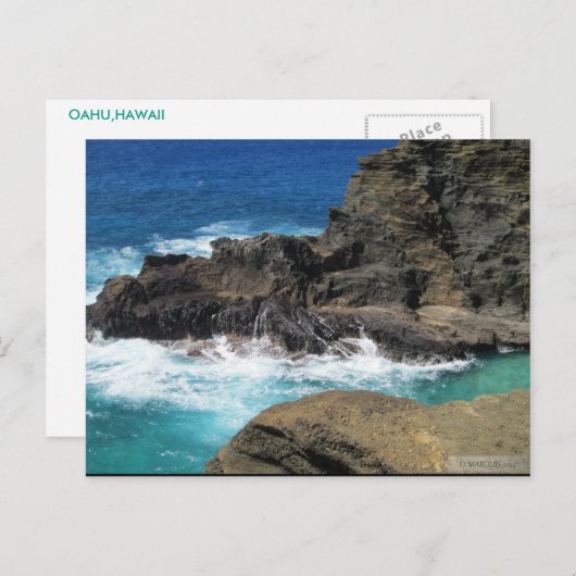 OAHU, HAWAII#4 BRIEFKAART (Voorkant / Achterkant)