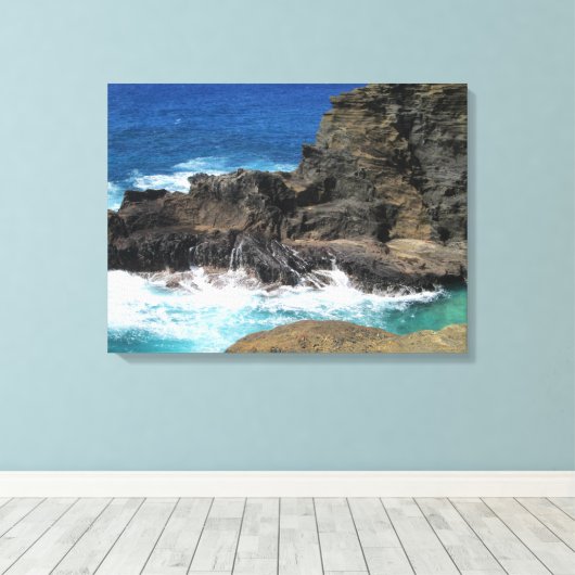 OAHU HAWAII #4 DOEK CANVAS AFDRUK (Insitu (Houten vloer))