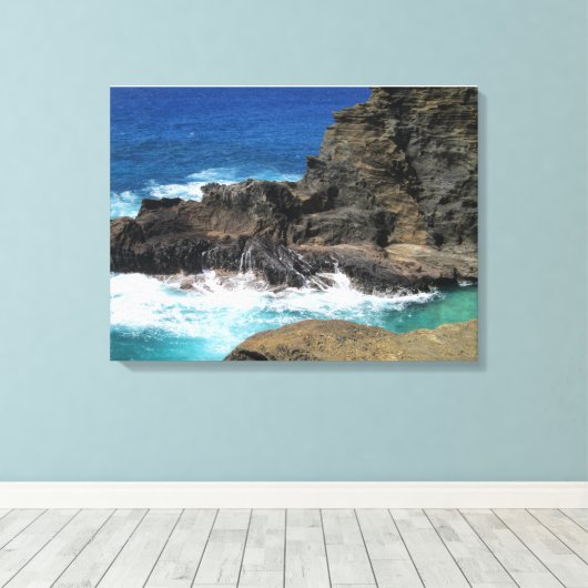OAHU HAWAII #4 DOEK CANVAS AFDRUK (Insitu (Houten vloer))