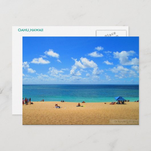 OAHU, HAWAII#7 BRIEFKAART (Voorkant / Achterkant)